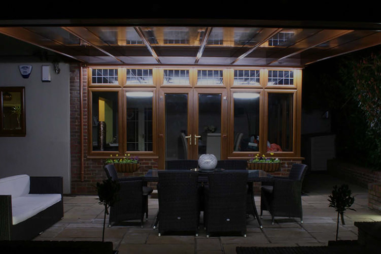 Garden canopy lighting