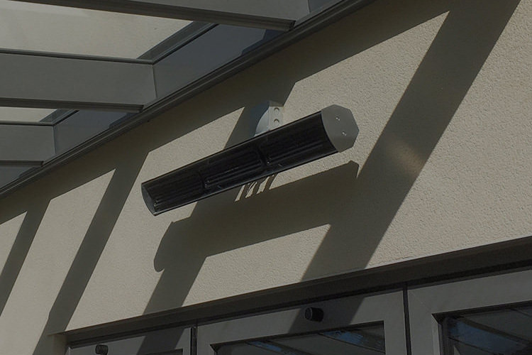 Infrared patio heater for canopy York