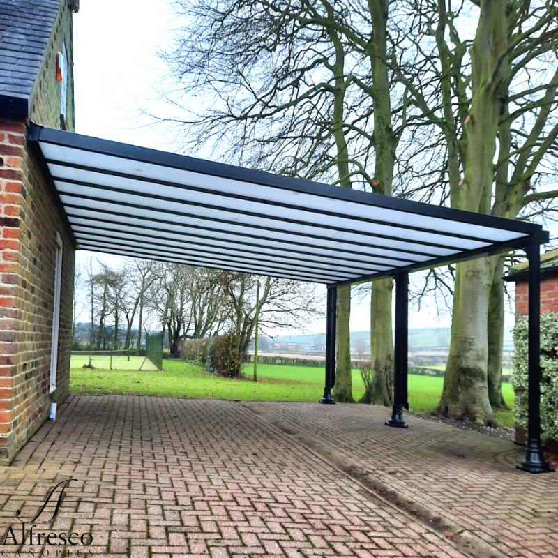 Garden canopy installation in York