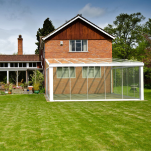 Garden glass room extension in York