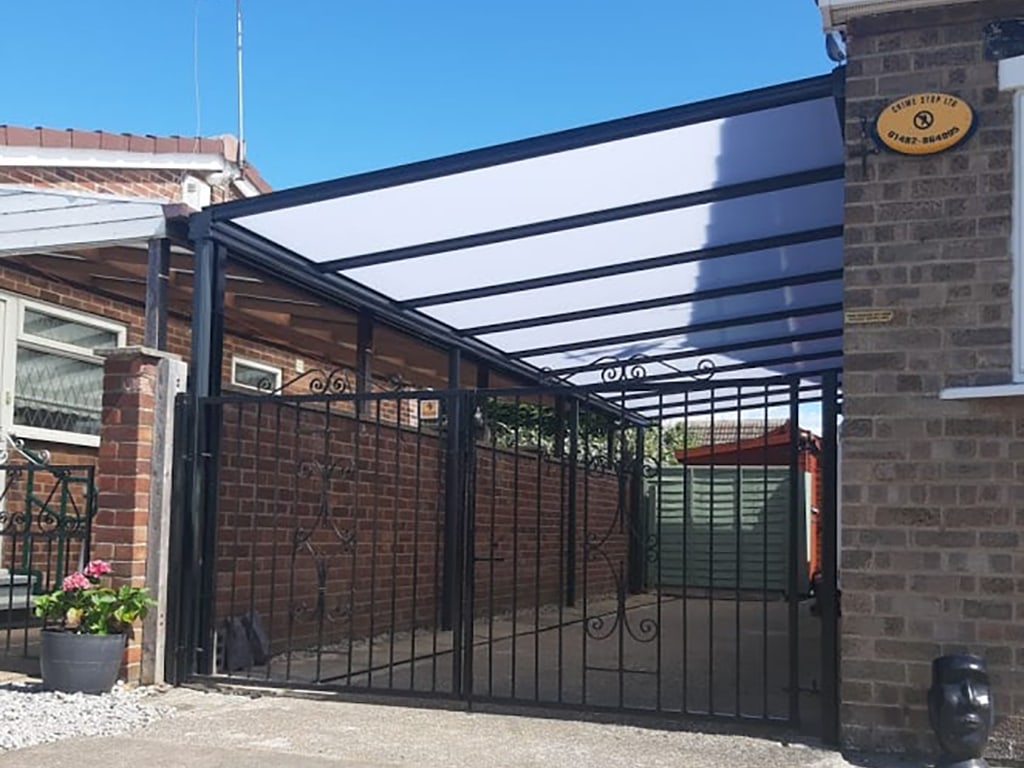 Carport installation in York